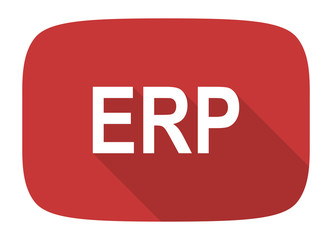 erp flat design modern icon