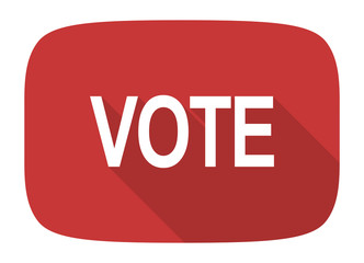 vote flat design modern icon