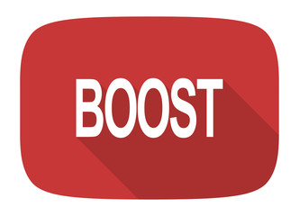boost flat design modern icon