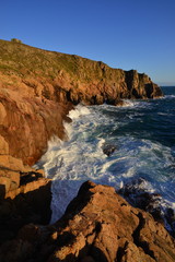 Les Landes, Jersey, U.K.  Natural coastal landscape.