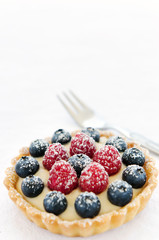Gourmet fruit tart