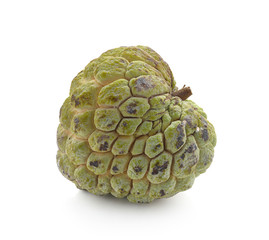 Obraz premium custard apple on white background