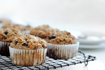 Healthy bran muffin