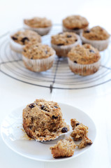 Healthy bran muffin