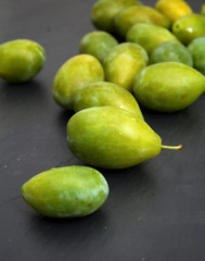 green plums