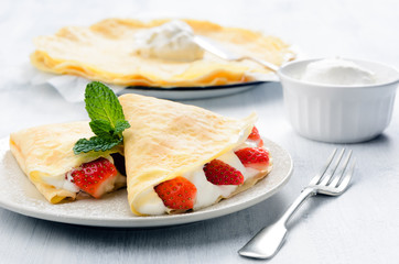 Breakfast crepes