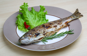 Grilled trout
