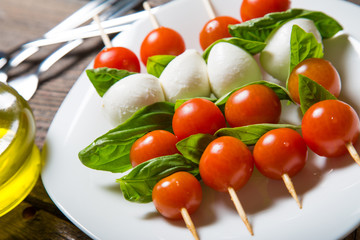kebab caprese