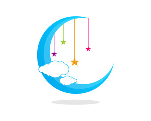 Dream Moon Hanging Star