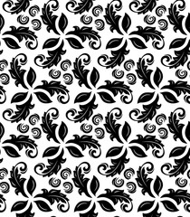 Floral Fine Seamless Vector Pattern