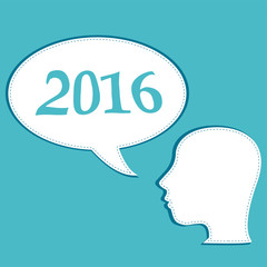 people head icons of people with speech bubbles. communication concept