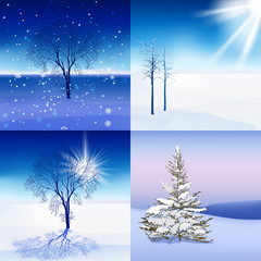Winter Landscape set