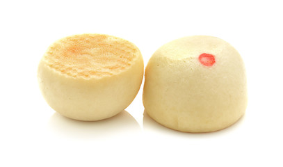 mochi isolated on white background