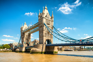 Fototapeta na wymiar Beautiful view of Tower Bridge, London