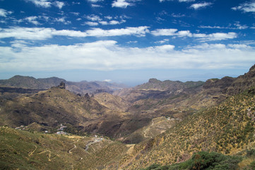 Fototapeta na wymiar Inland Gran Canaria, Caldera de Tejeda