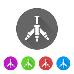 App Icon Long Shadow - 5 Colors