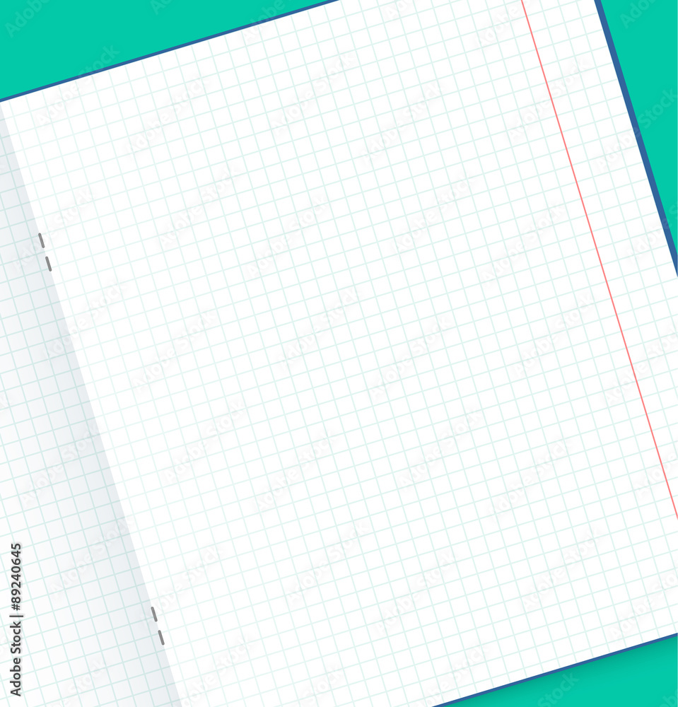 Poster template notebook for design handmade. mock up