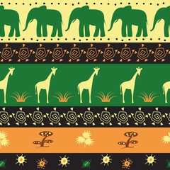 Ethnic seamless pattern