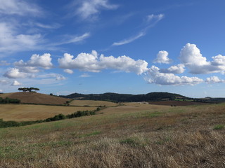 Fototapeta premium campagna, nuvole