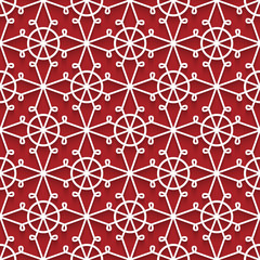 Cutout paper lace, seamless pattern