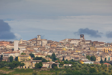 Fototapeta na wymiar Centro storico di Perugia in Umbria