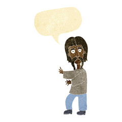 Obraz na płótnie Canvas cartoon mustache man with speech bubble