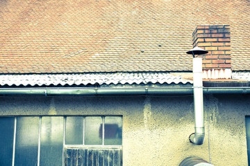 Verwahrlostes Gebäude    