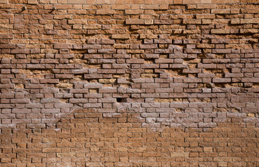 Red brick wall texture