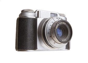 Fototapeta premium İSTANBUL, TURKEY - MARCH 03, 2010: Beirette was a compact 35mm viewfinder camera model, made from 1958 to the 1980s in East Germany by Beier