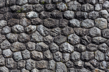 wall of stones as a texture