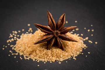 tropical brown sugar, anise