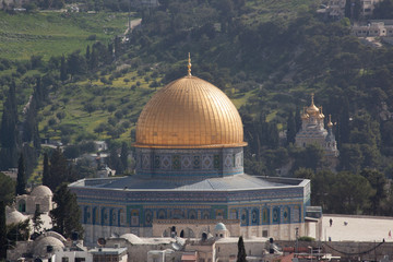 Dome of the Rock, in Jerusalem, Israel