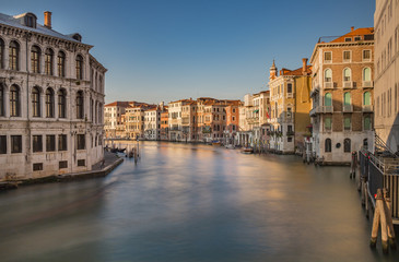 Fototapeta na wymiar Venice Grand Canal with long exposure