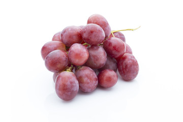 Grape on the white background. Fresh  berry.