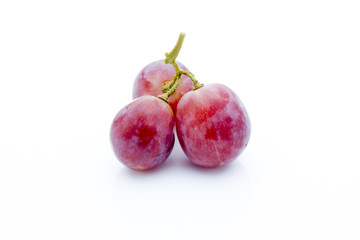Grape on the white background. Fresh  berry.