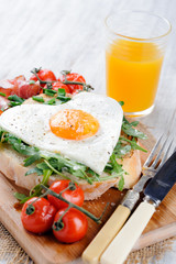 Delicious big breakfast