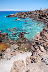 Przepiękna skalista zatoczka w Playa de San Juan na Teneryfie
 - obrazy, fototapety, plakaty