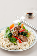 Oriental beef stir fry