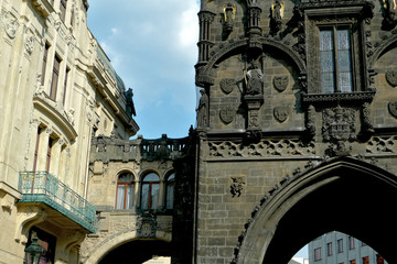 Fototapeta na wymiar Tour poudrière de Prague