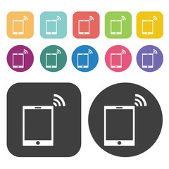 wireless icons set. Vector Illustration eps10