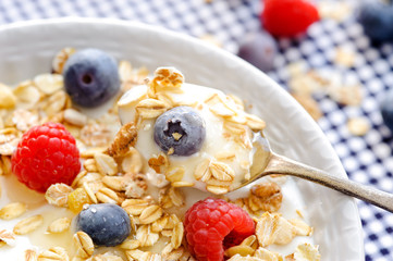 Organic healthy breakfast