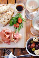 Antipasto meal