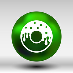 Donut sign Branding Identity Corporate vector logo design.