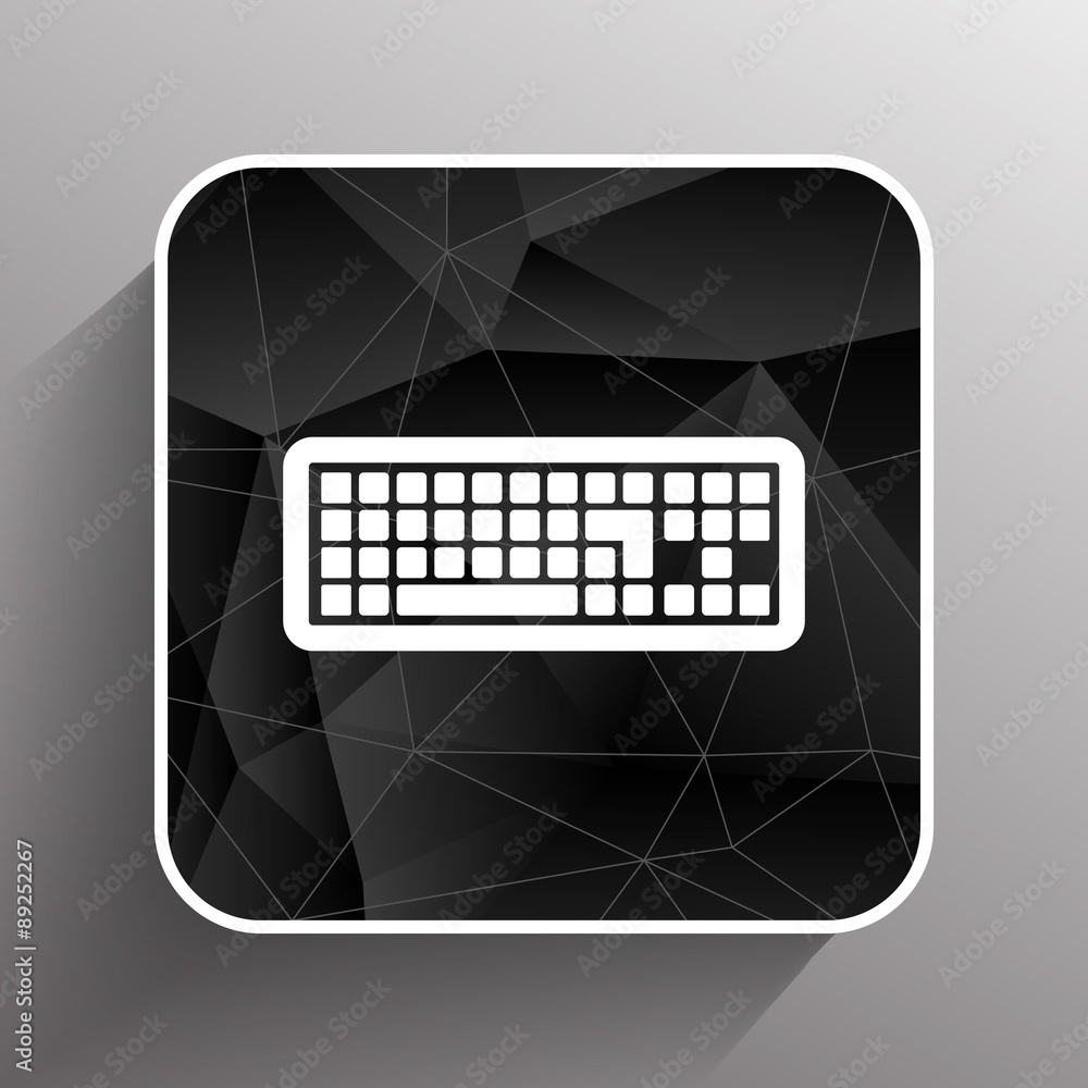 Fototapete icon keyboard laptop input put key alphabet tool