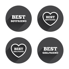 Best boyfriend and girlfriend icons.