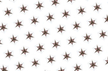 Коричневые и серые узоры с белым. A
