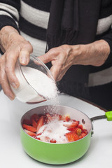 Elaboración de mermelada de fresa