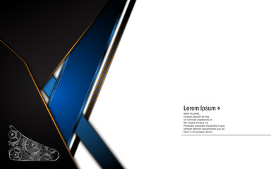 vector abstract rectangle stripes pattern modern concept background