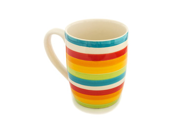 Rainbow cup isolated