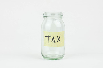 Jar for taxes.